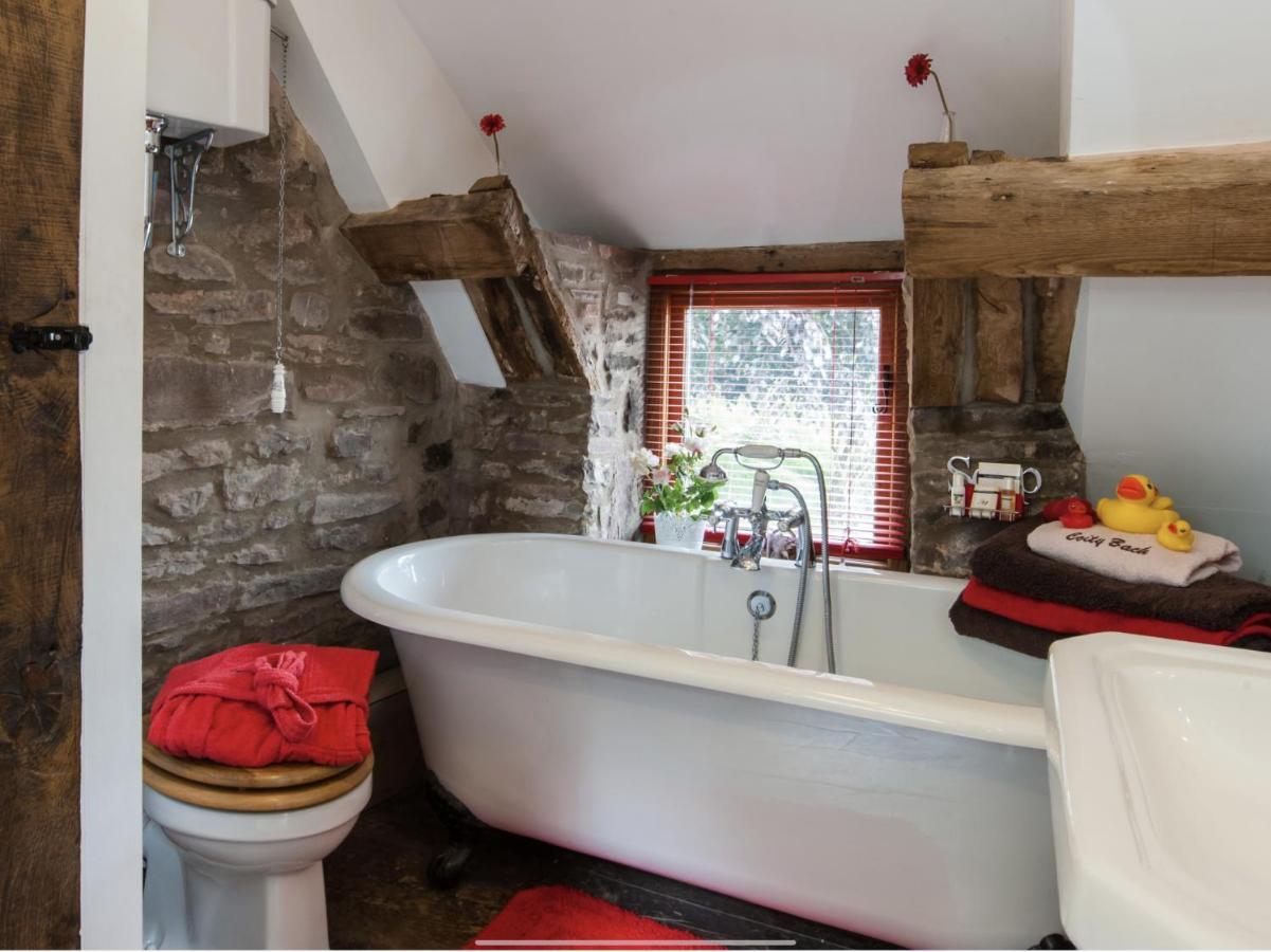 Ty Fferm Hen, Ancient Farmhouse, Coity Bach Talybont-on-Usk المظهر الخارجي الصورة